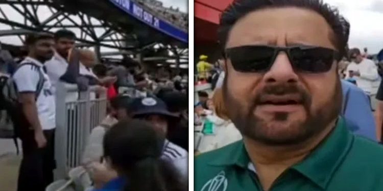 بھارت انگلینڈ ٹیسٹ میچ میں پاکستانی ٹیم کی شرٹ پہنے مداح کو سٹیڈیم سے نکال دیا گیا