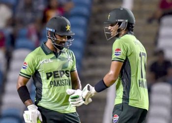 پاکستان نے ویسٹ انڈیز کو پہلے ون ڈے میں 5 وکٹوں سے شکست دیدی