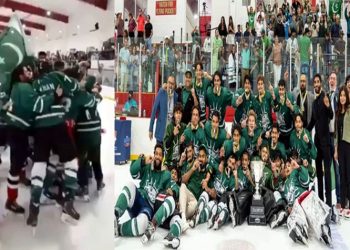پاکستان کی تاریخ میں پہلی مرتبہ آئس ہاکی میں شاندار کامیابی