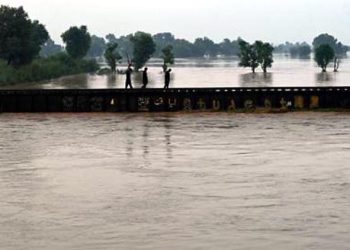 راوی میں شاہدرہ کے مقام پر اونچے درجے کا سیلاب، ہائی الرٹ جاری