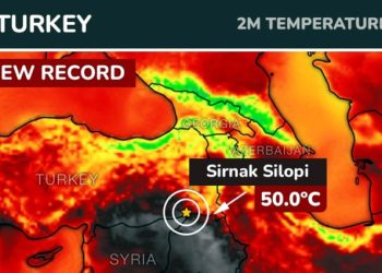ترکیہ میں گرمی کا 55 سالہ ریکارڈ ٹوٹ گیا،درجہ حرارت 50.5ڈگری تک پہنچ گیا