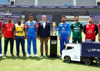 ایشیا کپ 2025 ،ٹرافی کی رونمائی، تمام ٹیموں کے کپتانوں کی شرکت