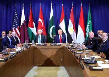 امریکی صدر ٹرمپ کی عرب اور مسلم حکمرانوں سے غزہ صورتحال پر ملاقات