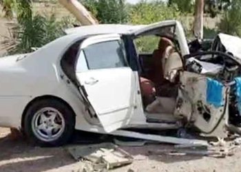 نوشہرہ فیروزمیں تیزرفتار ٹرالر کی کار کو ٹکر ،ایک ہی خاندان کے 7 افراد جاں بحق