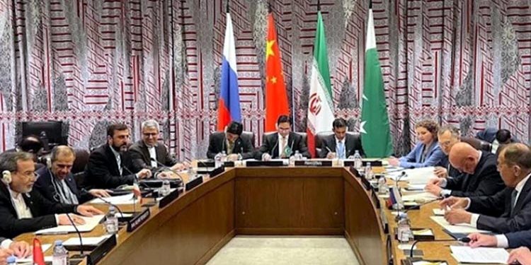 افغانستان پر پاکستان، ایران، چین اور روس کے مشترکہ اجلاس کا اعلامیہ جاری