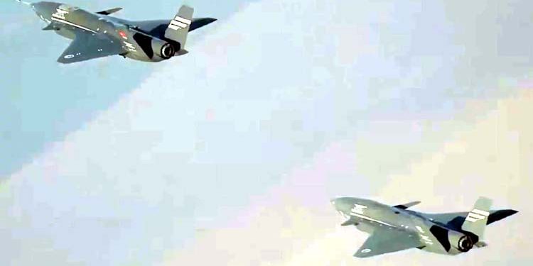 Two Turkish Kizilelma Unmanned Fighter Jets Perform World’s First Autonomous Formation Flight.