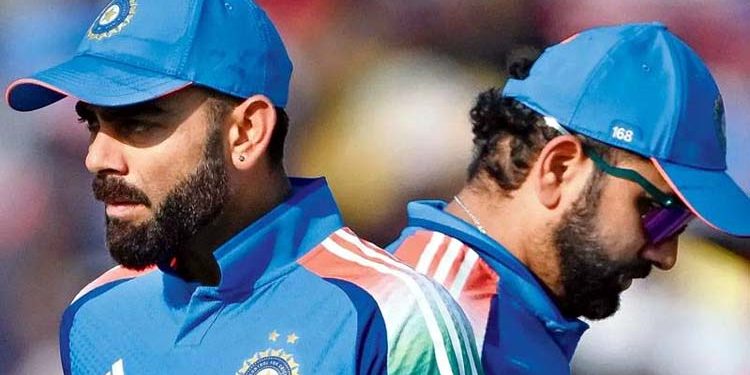 روہت شرما اور کوہلی کی سینٹرل کنٹریکٹ میں تنزلی کا امکان