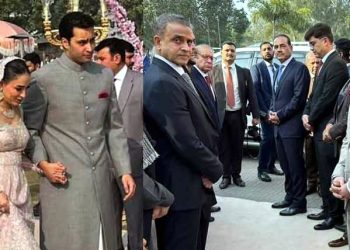 Field Marshal Asim Munir attends Junaid Safdar's Walima ceremony