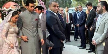 Field Marshal Asim Munir attends Junaid Safdar's Walima ceremony
