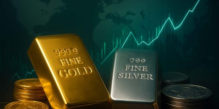 Silver overtakes gold, up 150% in one year