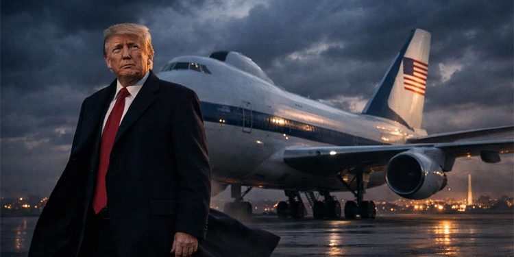 ایٹمی جنگ کا خطرہ؟ ڈونلڈ ٹرمپ کیلئے مسلسل ایک ہفتے اُڑنے والا جہاز تیار!