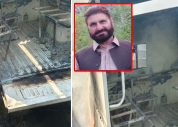 Attack on police van in Kohat, 5 officers including DSP Lachi martyred