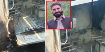 Attack on police van in Kohat, 5 officers including DSP Lachi martyred