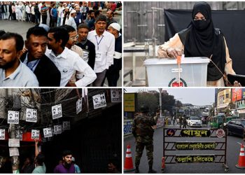 بنگلا دیش میں عام انتخابات کا میدان سج گیا، ملک بھر میں ووٹنگ کا عمل جاری