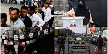 بنگلا دیش میں عام انتخابات کا میدان سج گیا، ملک بھر میں ووٹنگ کا عمل جاری