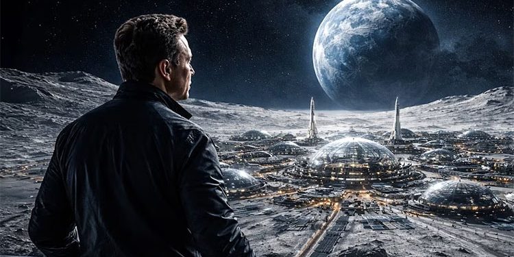 ایلون مسک کا نیا خلائی منصوبہ: مریخ نہیں، پہلے چاند پر انسانی شہر بنانے کا اعلان