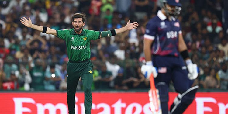 ٹی ٹوئنٹی ورلڈ کپ میں گرین شرٹس کا بھرپور وار، امریکا 32 رنز سے مات کھا گیا