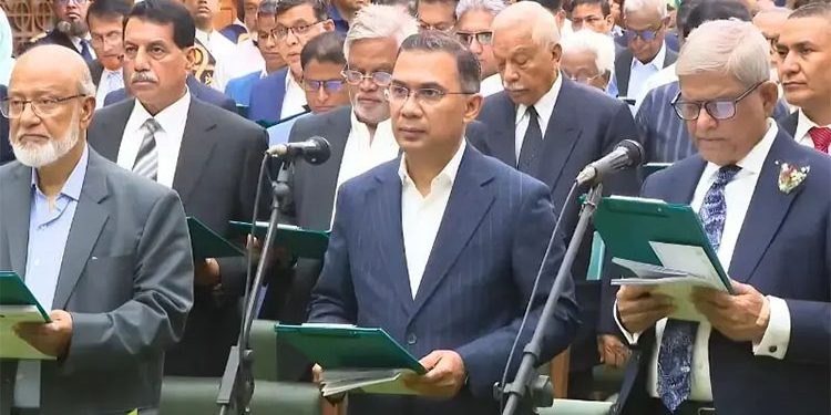 طارق رحمان کی قیادت میں بنگلہ دیش کی نئی حکومت نے حلف برداری کے بعد اقتدار سنبھال لیا