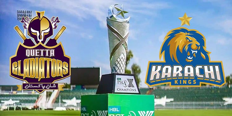 PSL, Karachi Kings and Quetta Gladiators clash today