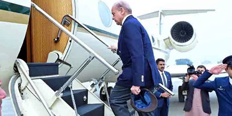 Prime Minister Shehbaz Sharif leaves for Saudi Arabia visit