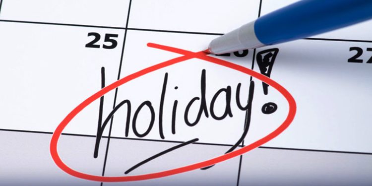Public holiday declared tomorrow