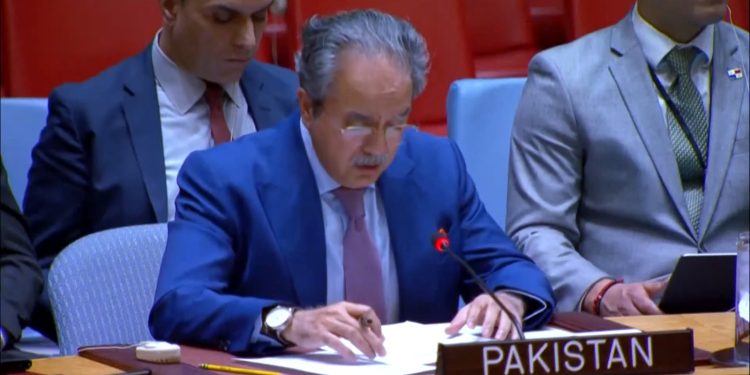 Speech by Pakistan's Permanent Representative to the United Nations, Asim Iftikhar
