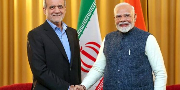 Telephone conversation between Narendra Modi and Iranian President