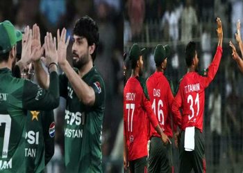 The second T20 match between Pakistan and Bangladesh will be played today.