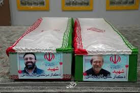 علی لاریجانی اور دیگر شہداء کی نماز جنازہ ،ہزاروں افراد کی شرکت