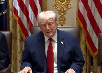 US President Donald Trump speaks at the White House