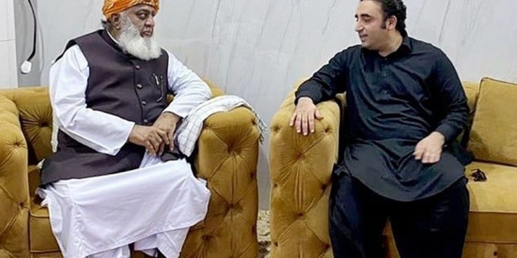 بلاول بھٹو کی مولانا فضل الرحمان سے ملاقات