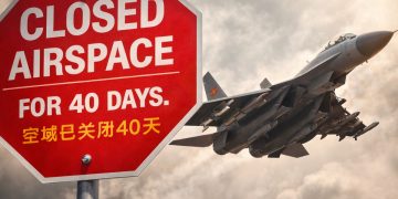 China's secret war preparations Sky closed for 40 days, alarm bell for American allies