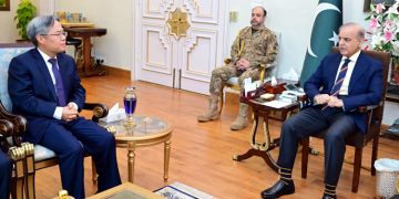 Chinese Ambassador meets Prime Minister Shehbaz Sharif