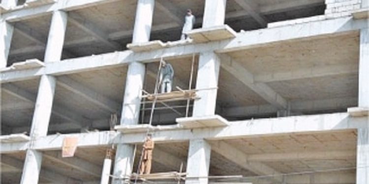 Construction of a 7-storey building in 70 days