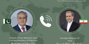   اسحاق ڈار کا ایرانی وزیرِ خارجہ عباس عراقچی سے ٹیلیفونک رابطہ