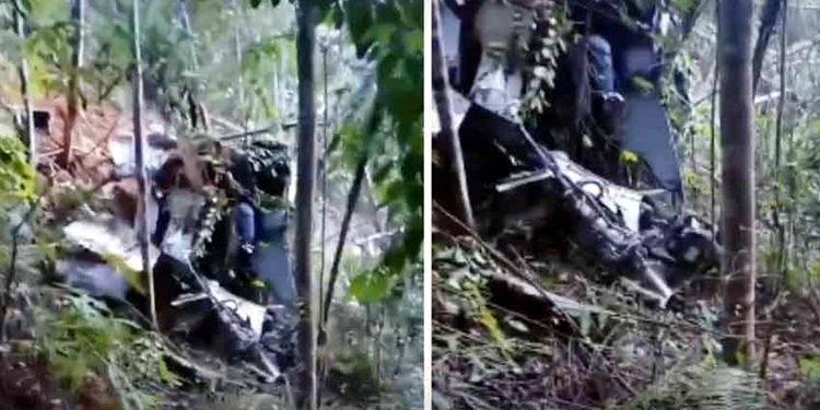 Helicopter crashes in Indonesia, 8 dead