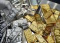 How much cheaper are gold and silver