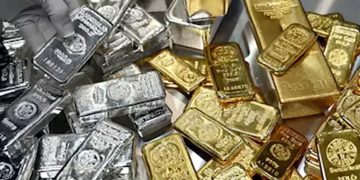 How much cheaper are gold and silver
