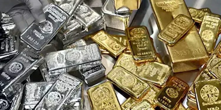 How much cheaper are gold and silver