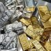 How much cheaper are gold and silver