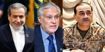 Iranian Foreign Minister's telephone call with Field Marshal Ishaq Dar