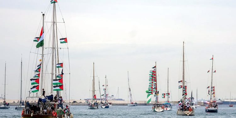 Israel intercepts Global Samood flotilla boats