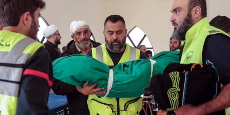 Israeli attack on Lebanon Family including infant girl killed at father's funeral