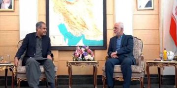 Mohsin Naqvi meets with his Iranian counterpart