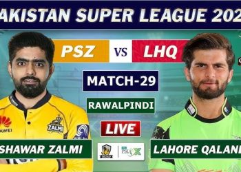پی ایس ایل ،پشاور زلمی نے لاہور قلندرز کو شکست دیدی