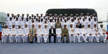 Pakistan Navy's first Hangor-class submarine PNSM Hangor commissioned in China