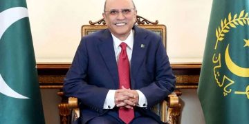 President Asif Zardari pays tribute to security forces for killing terrorists