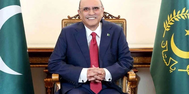 President Asif Zardari pays tribute to security forces for killing terrorists