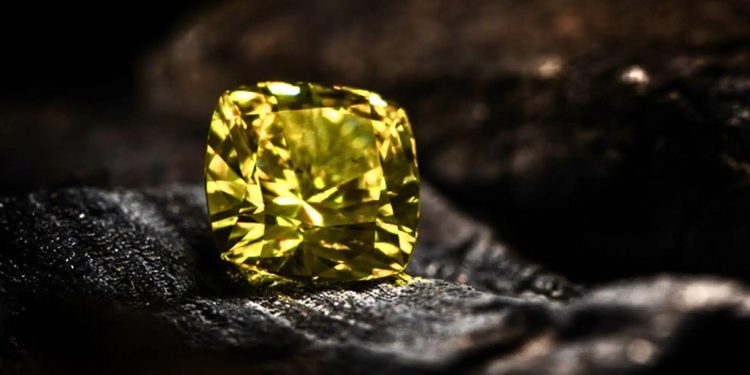 Rare 158-carat yellow diamond discovered buried for 2 billion years