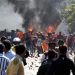 Riots broke out in India.